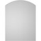 Ekena Millwork Arch Top Surface Mount PVC Gable Vent: Functional, w/ 3-1/2"W x 1"P Standard Frame, 12"W x 16"H GVPAR12X1601SF - alternate 5